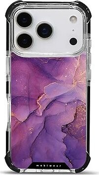 Mobiwear Elite Bumper s MagSafe – Apple iPhone 17 Pro – Fialový mramor