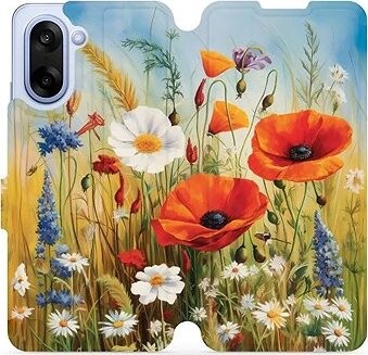 Mobiwear flip knižkové pre OnePlus Nord CE5 – Letná lúka