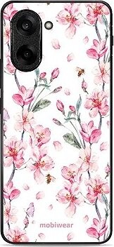 Mobiwear Glossy lesklé puzdro na OnePlus Nord CE5 ružové kvety