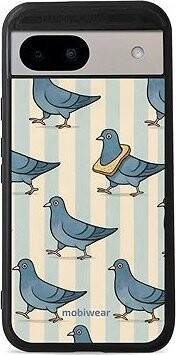 Mobiwear Glossy lesklé puzdro na Google Pixel 8A holuby