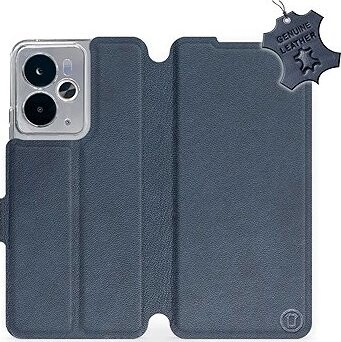 Mobiwear Flip kožené knižkové pre Realme 14 5G – Modré