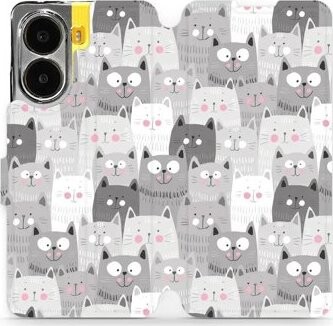 Mobiwear flip knižkové pre POCO X7 Pro – Mačičky