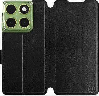 Mobiwear Flip puzdro pre Motorola Moto G06 power čierne a sivé