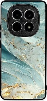 Mobiwear Glossy lesklé puzdro na Xiaomi Redmi Note 15 5G zelenkavý mramor