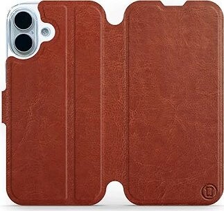 Mobiwear Flip puzdro pre Apple iPhone 17 hnedé a sivé