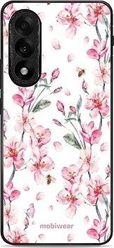 Mobiwear Glossy lesklé puzdro na OnePlus Nord 5 ružové kvety