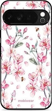 Mobiwear Glossy lesklé puzdro na Google Pixel 10 Pro XL ružové kvety