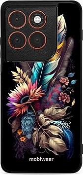 Mobiwear Glossy lesklé puzdro na Motorola Edge 70 kytica s pierkom