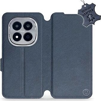 Mobiwear Kožené flip puzdro pre Xiaomi Redmi Note 15 Pro+ 5G modré