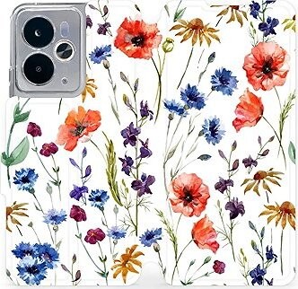 Mobiwear Flip knižkové pre Realme 14T 5G – Kvietky