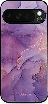 Mobiwear Glossy lesklé puzdro na Google Pixel 10 Pro XL fialový mramor