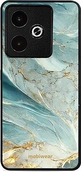 Mobiwear Glossy lesklý pre Realme GT 7 – Zelenkavý mramor