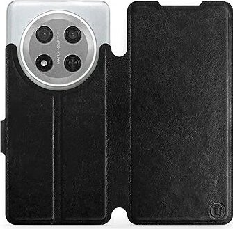 Mobiwear Flip knižkové pre Honor Magic7 Lite 5G – Čierne