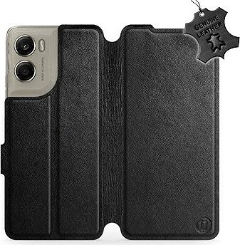 Mobiwear Kožené flip puzdro pre Motorola Edge 70 čierne