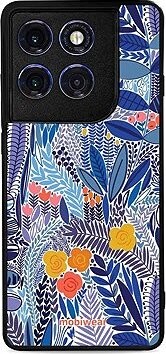 Mobiwear Glossy lesklý pre Motorola Edge 60 Pro – Modrá kvetena