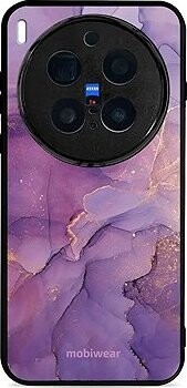 Mobiwear Glossy lesklé puzdro na Vivo X300 Pro fialový mramor