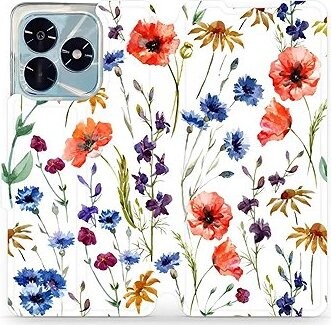 Mobiwear Flip puzdro pre Honor X5c Plus kvietky