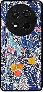 Mobiwear Glossy lesklý pre Honor Magic7 Lite 5G – Modrá kvetena