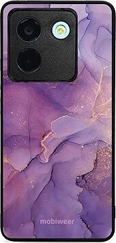 Mobiwear Glossy lesklý pre POCO M7 Pro 5G – Fialový mramor