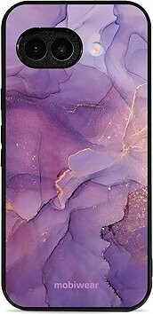 Mobiwear Glossy lesklý pre Google Pixel 9A – Fialový mramor