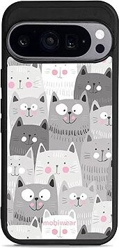 Mobiwear Glossy lesklý pre Google Pixel 9 Pro – Mačičky