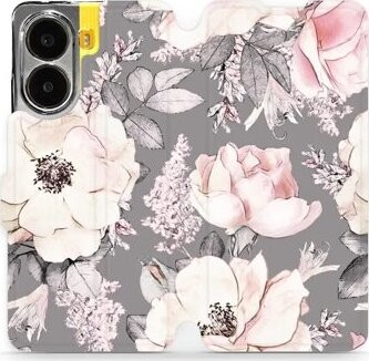 Mobiwear flip knižkové pre POCO X7 Pro – Kvety