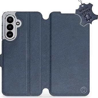 Mobiwear Kožené flip puzdro pre Samsung Galaxy A17/A17 5G modré