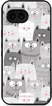 Mobiwear Glossy lesklý pre Google Pixel 9A – Mačičky