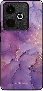 Mobiwear Glossy lesklý pre Realme GT 7T – Fialový mramor