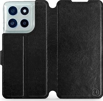 Mobiwear Flip puzdro pre Motorola Moto G56 5G čierne a sivé