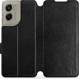 Mobiwear Flip puzdro pre Motorola Edge 70 čierne a sivé