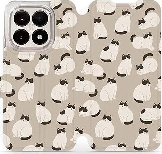 Mobiwear Flip puzdro pre Xiaomi 15T mačky