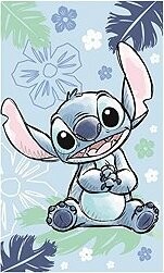 Jerry Fabrics Dětský ručník Lilo a Stitch Ohana blue 30 × 50 cm