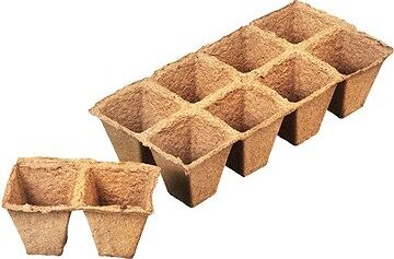 MEISTER 24 kvetináčov na predpestovanie rastlín, 6 × 6 cm