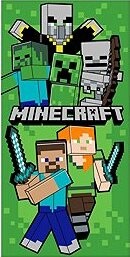 Jerry Fabrics Osuška Minecraft Lets Survive 70 × 140 cm