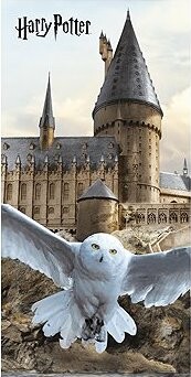 Jerry Fabrics Osuška Harry Potter Hedwig 02 70 × 140 cm