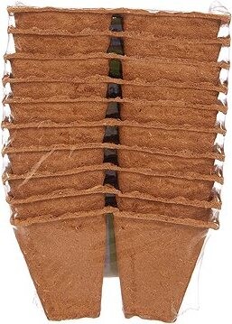 MEISTER 20 kvetináčov na predpestovanie rastlín, 6 × 6 cm