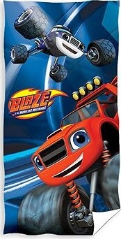 Carbotex Osuška Plamínek a Čtyřkoláci Blaze a Darington 70 × 140 cm