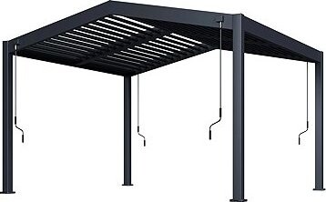 Rojaplast Bioklimatická pergola Apex 3,6 × 4 m, hliník – voľne stojaca