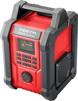 FESTA Rádio AKU SHARE20V, DAB+/FM/BT/USB, IPX 54, 230 V 28076 (bez AKU)