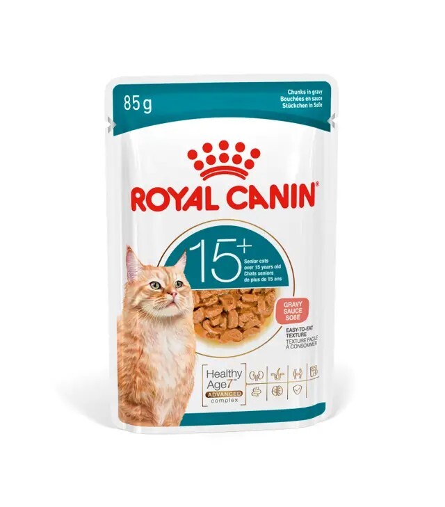 Royal Canin Ageing 15+ v omáčke - 12 × 85 g