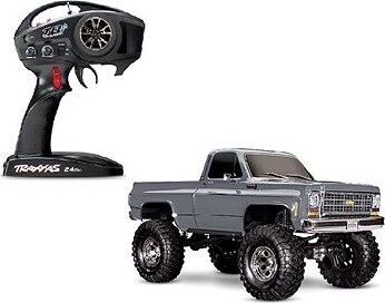 Traxxas TRX-4 Chevrolet K10 1979 TQi 1:10 RTR strieborný