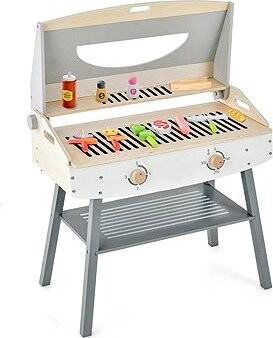 Costway Dřevěný gril BBQ