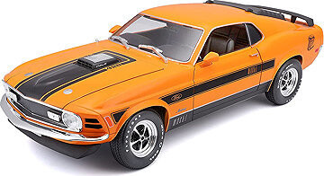 Maisto Ford Mustang Mach 1 1970 1:18 oranžová