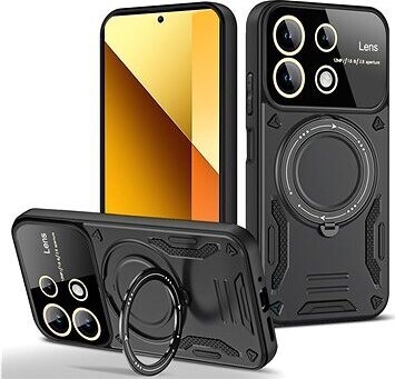 Lenuo Armor obal na Xiaomi Redmi Note 13 5G, čierna