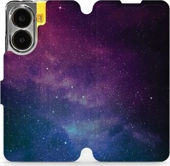 Mobiwear flip knižkové pre POCO X7 Pro – Hmlovina