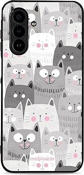 Mobiwear Glossy lesklé puzdro na Samsung Galaxy A17/A17 5G mačičky