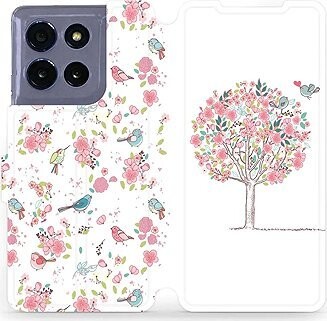 Mobiwear flip knižkové pre Motorola Moto G86 5G – Strom