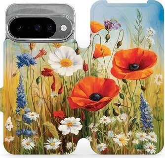 Mobiwear flip knižkové pre Google Pixel 10 – Letná lúka