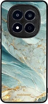 Mobiwear Glossy lesklé puzdro na Xiaomi Redmi Note 15 Pro 5G zelenkavý mramor
